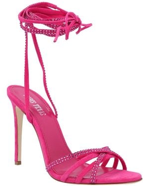 Paris Texas Holly Nicole Leather Sandal - Pink