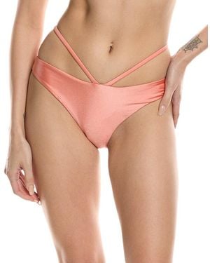 Jonathan Simkhai Emmalynn Strappy Bikini Bottom - Pink