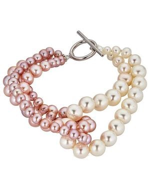 Belpearl 6-7Mm Pearl Toggle Bracelet - Pink