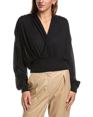 IRO Barba Drape Top - Black