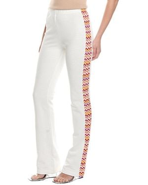 Missoni Missoni Zig Zag Patterned Wide-Leg Pant - White