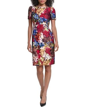 KARL LAGERFELD Printed Dress - Red