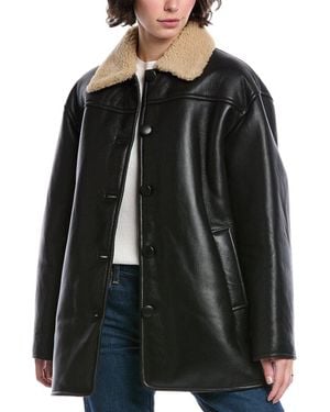 Rag & Bone Jackson Shearling Jacket - Black