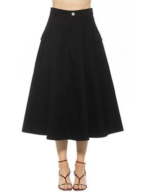 Alexia Admor Avery Midi Skirt - Black