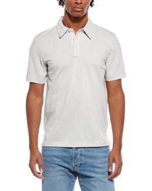 Theory Textured Polo Shirt - White
