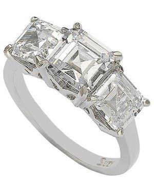 Suzy Levian CZ Jewelry Suzy Levian Silver Cz Ring - White