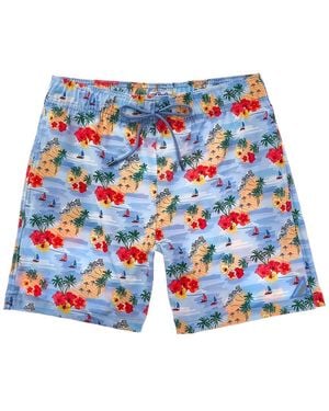 Mr. Swim Stretch Swim Trunk - Blue