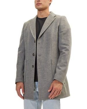 Ron Tomson Overcoat - Grey