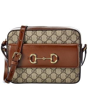Gucci Horsebit 1955 Small Cross Body Bag - Brown