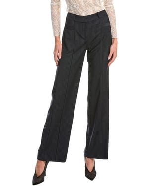 Ba&sh Pinstripe Wool-blend Pant - Black