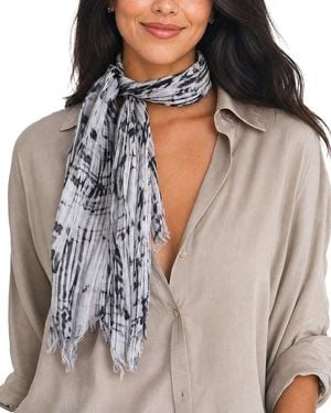 Blue Pacific Musical Notes Neckerchief - Black