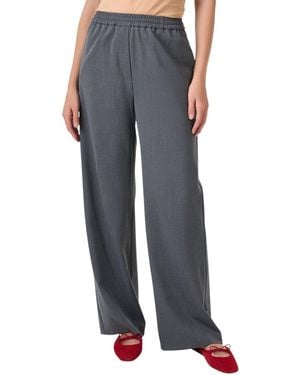 Weekend by Maxmara Petra Wool-Blend Pants - Blue