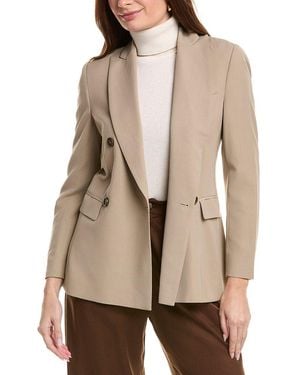 Brunello Cucinelli Wool & Silk-Blend Blazer - Natural
