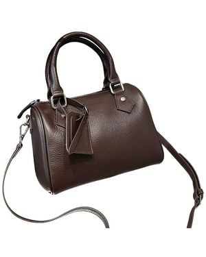 BELLA DESERT Leather Crossbody - Brown