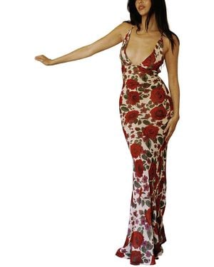 LEBRIN ATELIER Maxi Dress - Red