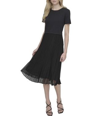 DKNY A-Line Dress - Black