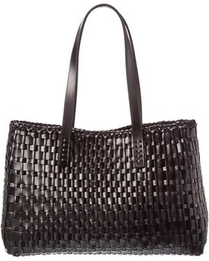 Dragon Diffusion Salvage Leather Shoulder Bag - Black