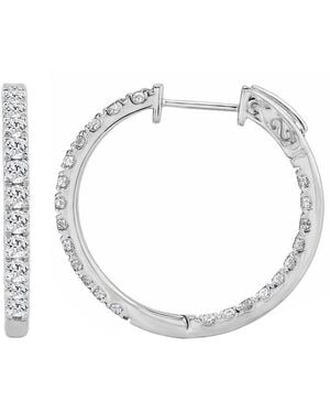 Ethos Creations 14K 1.50 Ct. Tw. Lab-Grown Diamond Earrings - White