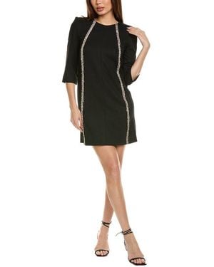 Stella McCartney Zoe Wool-Blend Shift Dress - Black