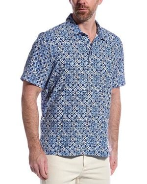 Tommy Bahama Bahama Coast Tropical Tiles Shirt - Blue
