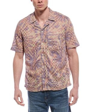 AllSaints Yucca Relaxed Fit Shirt - Red