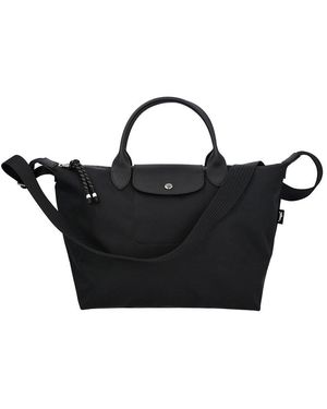 Longchamp Le Pliage Energy Large Canvas Bag - Black