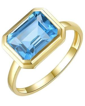 Kai Fine Jewelry 14K 2.50 Ct. Tw. Topaz Cocktail Ring - Blue