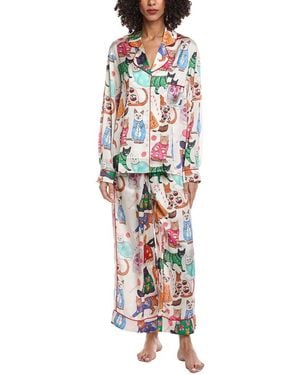 Karen Mabon 2Pc Pyjama Set - White