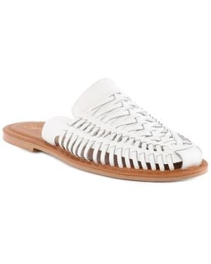 Seychelles Woven Leather Mule - White