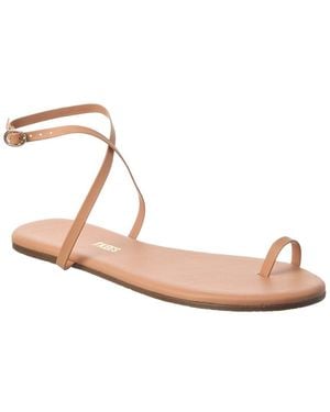 TKEES Phoebe Leather Sandal - Pink