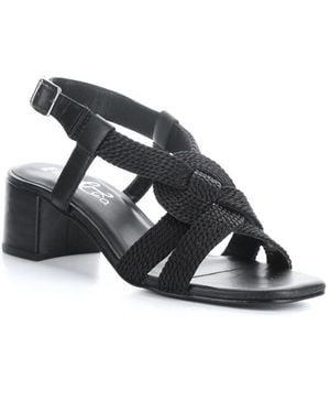 Bos. & Co. Upbeat Leather Sandal - Black