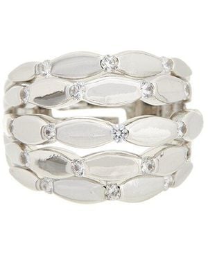 Juvell Plated Cz Ring - White