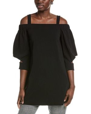 Akris Punto Off-the-shoulder Mini Dress - Black