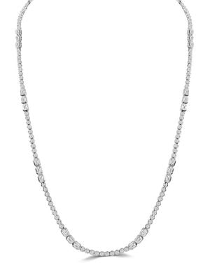 Sabrina Designs 14K 4.27 Ct. Tw. Diamond Tennis Necklace - White