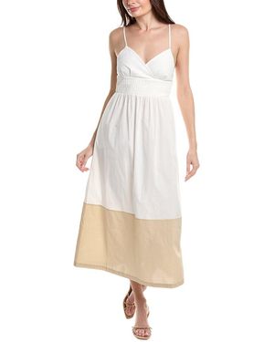 Alpha Studio Midi Dress - White