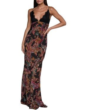 L'Agence Susanna Long Dress - Red