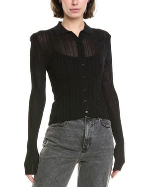 Bardot Ayda Polo Top - Black
