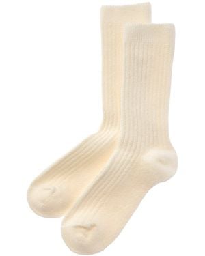 Hanro Wool & Cashmere-Blend Socks - Natural