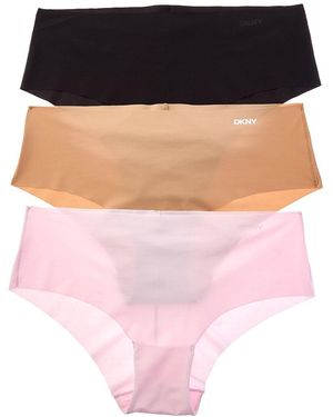 DKNY Set Of 3 Litewear Cut Hipster - Purple