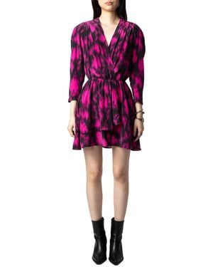 Zadig & Voltaire Silk Dress - Purple