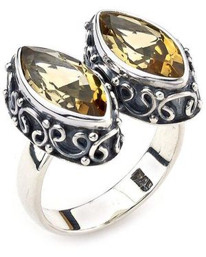 Samuel B. 2.50 Ct. Tw. Citrine Ring - White