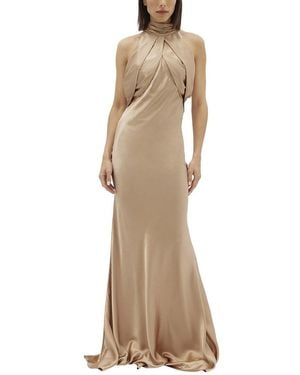 Rachel Gilbert Audrey Silk Gown - Natural