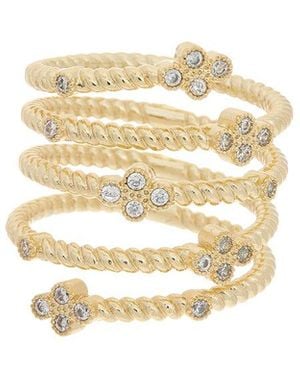 Juvell 18K Plated Cz Ring - White