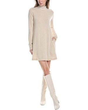 Michael Stars Olivia Sparkle Mock Neck Sweaterdress - Natural
