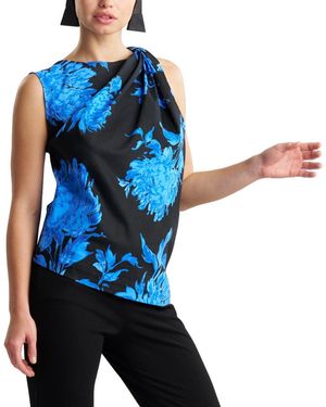 Natori Origami Top - Blue