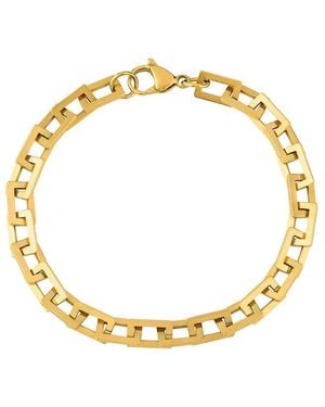 London Fog Square Link Bracelet - Metallic