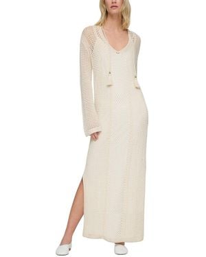 Lafayette 148 New York Open Stitch Sweaterdress - Natural