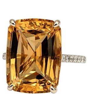 Prince Diamond & Jewelry 14K 11.30 Ct. Tw. Lab-Grown Diamond Statement Ring - White
