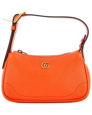 Gucci Aphrodite Shoulder Bag Mini (authentic Pre-loved) - Orange
