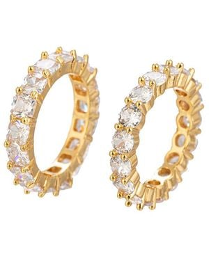 Eye Candy LA Cz Jolene Winter Wedding Ring - Metallic